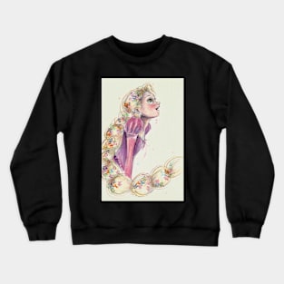 Flower Braid Crewneck Sweatshirt